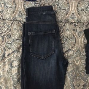 Express High rise jean leggings. Size 4